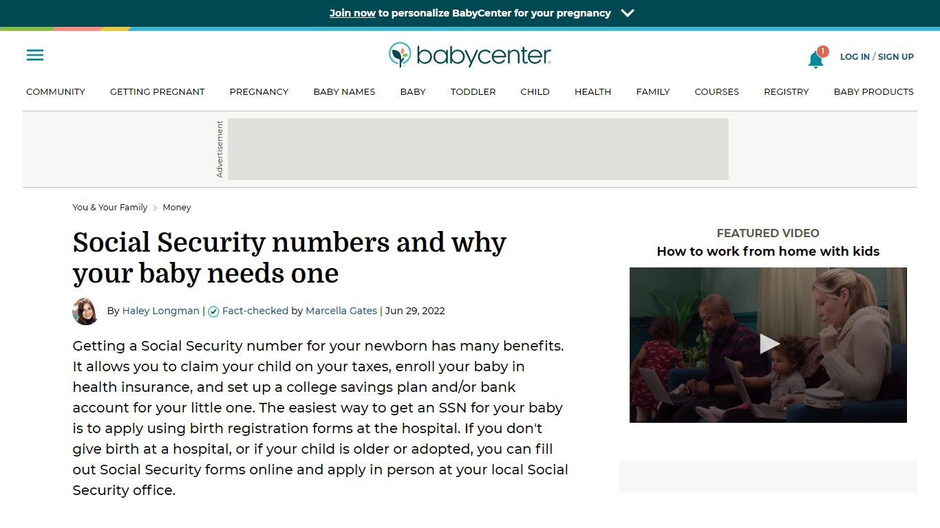 How to get a social security card for a newborn | BabyCenter